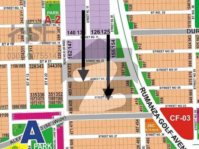 A 1 kanal possession plot near rumanza golf course available