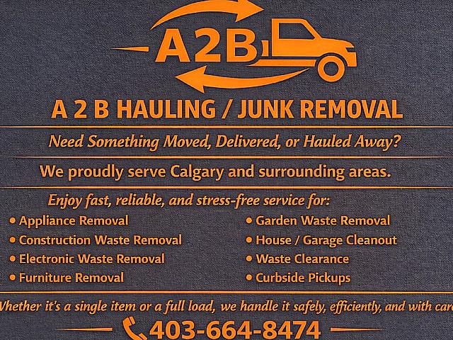A 2 B Hauling/ Junk Removal
