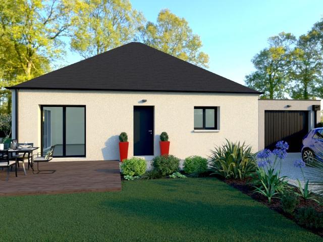 A 30 mn de Guingamp maison neuve 80m² avec garage