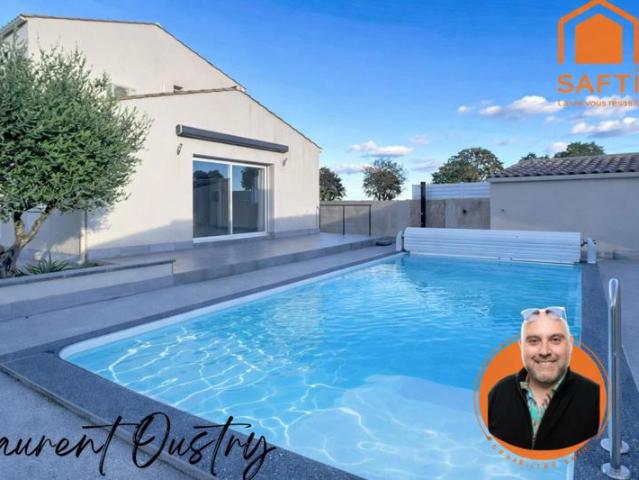 À 3 min de Pézenas: superbe villa moderne avec piscine et pièce de vie de 56 m²