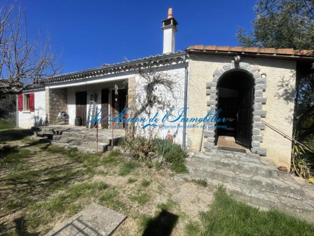A 5 min de Lasalle, maison plain de type F5 sur 1325 m2 de t