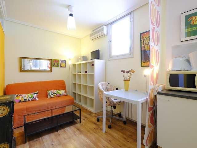 Acogedor apartamento de 1 dormitorio en alquiler en Tribunal, Madrid