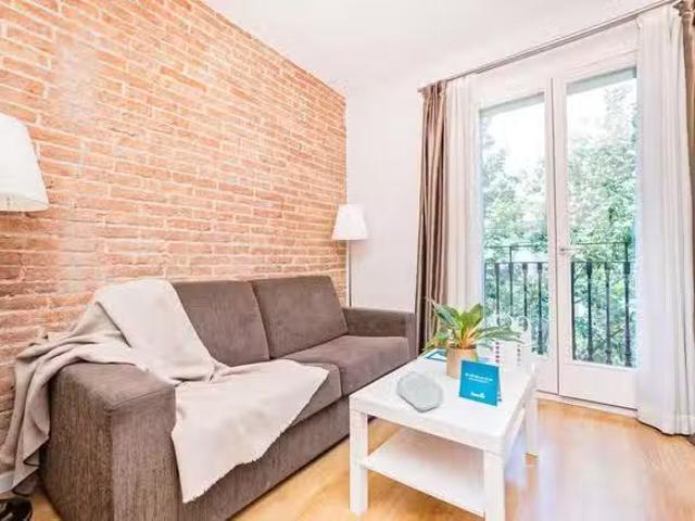 Acogedor Piso de 1 habitación en Carrer de Villarroel