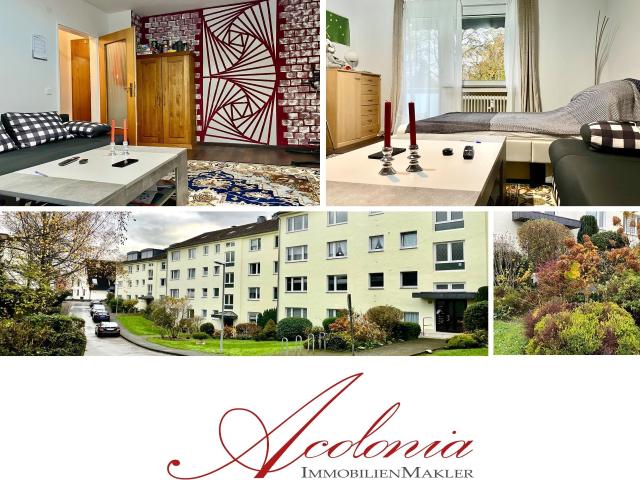 Acolonia Immobilienmakler: Gut gepflegtes und vermietetes Apartment in Refrath