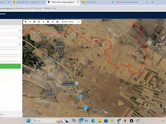ACARLAR'DAN MÜLKTE TEK TAPU ASFALT CEPHELİ 18400M2