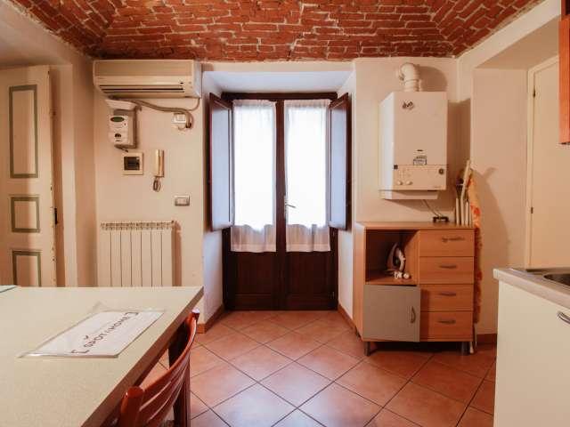 Accogliente appartamento con 1 camera da letto a Centro, Torino
