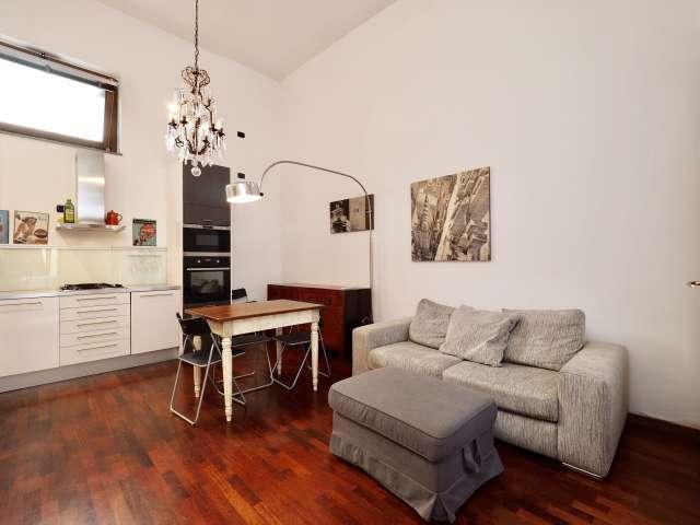 Accogliente appartamento con 1 camera da letto con AC in affitto a Turro, Milano