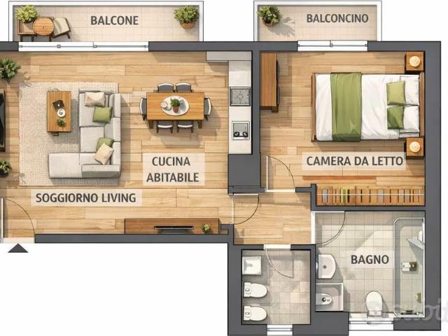 Accogliente appartamento ideale single
