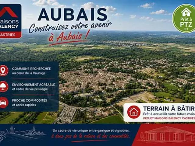 Achat terrains Aubais