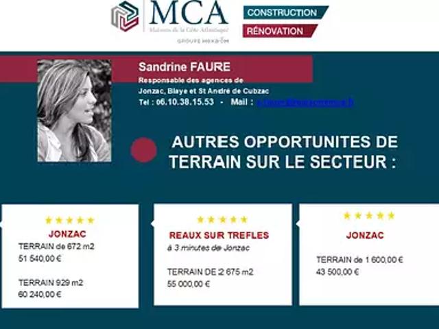 Achat terrains Jonzac