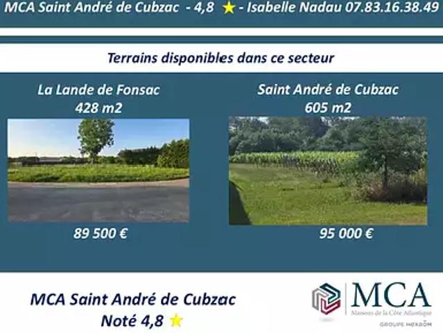 Achat terrains La Lande de Fronsac