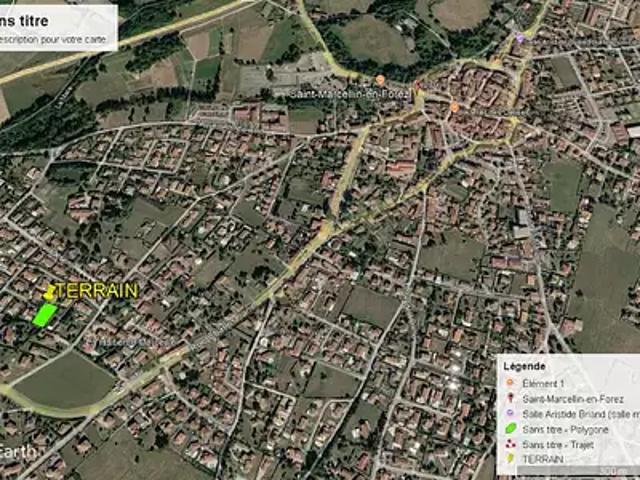 Achat terrains Saint Marcellin en Forez