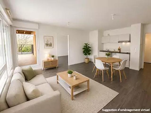 achat appartement, 45.0 m² terrasse parking