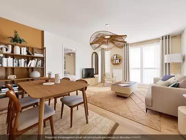 achat appartement, 64.27 m² parking
