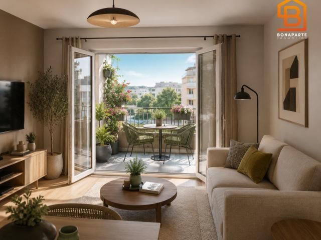 ACHAT APPARTEMENT NEUF 2 PIECES OPTIMISE AVEC EXTERIEUR ET PARKING 2 pièces, 38 m²