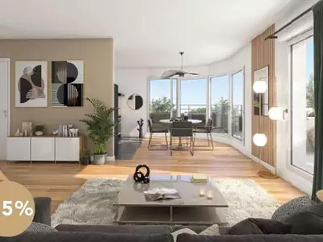 Achat appartements Champigny sur Marne t3 TVA 5,5% NF