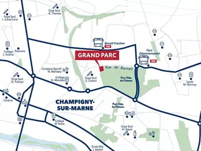 Achat appartements Champigny sur Marne t2 PTZ+ TVA 5,5%