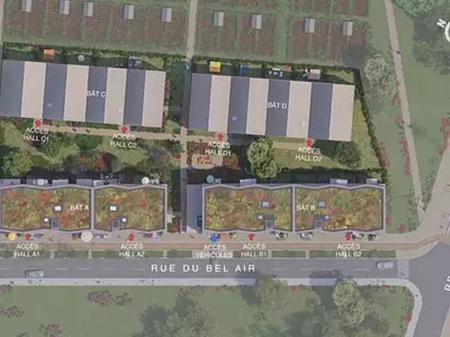 Achat appartements Champs sur Marne t1 LMNP HQE TVA 5,5% NF