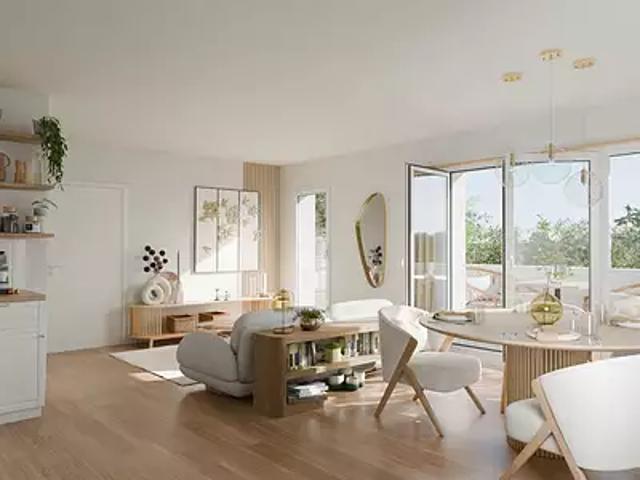 Achat appartements Bobigny t3 BBC PTZ+ HQE TVA 5,5% NF
