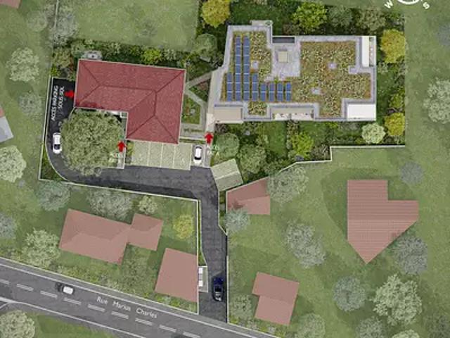 Achat appartements Domène t3 RT 2012