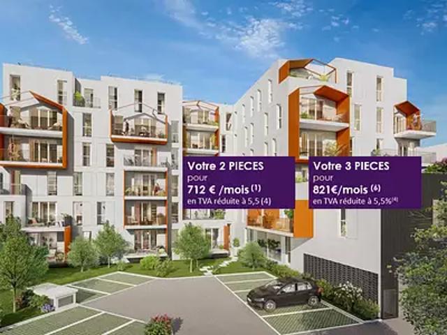 Achat appartements Évry Courcouronnes t2 LMNP TVA 5,5%