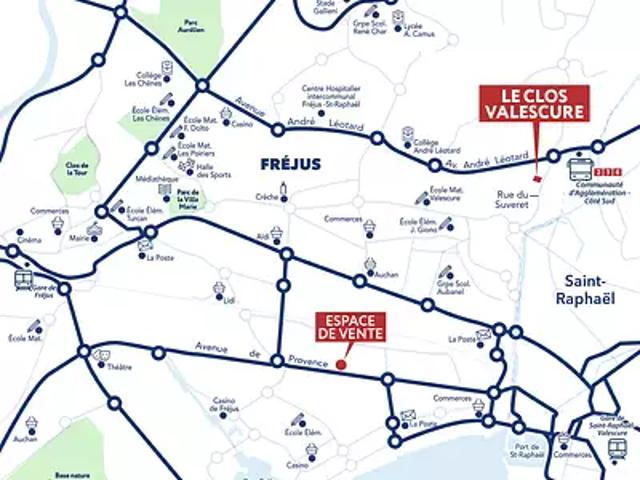 Achat appartements Fréjus t3 PTZ+ TVA 5,5%