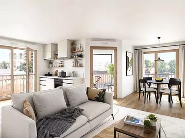 Achat appartements La Courneuve t3 PTZ+ HQE TVA 5,5%
