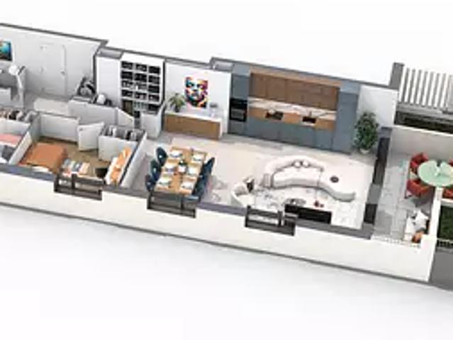 Achat appartements Meylan t3 RT 2012
