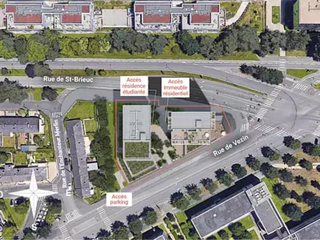 Achat appartements Rennes t3 PTZ+ HQE TVA 5,5%