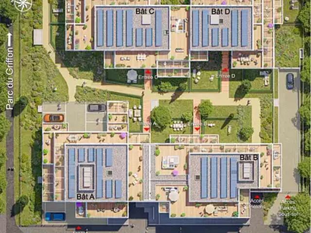 Achat appartements Vitrolles t3 HQE TVA 5,5% NF
