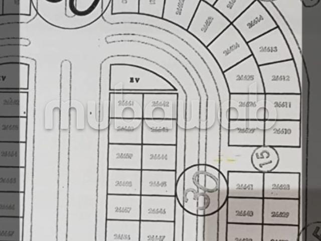 Achat de terrain à Ryad Dakhla. Surface de 310 m²