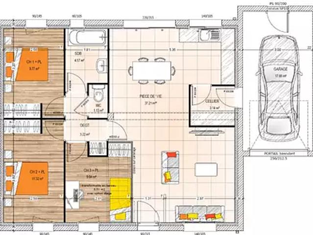 Achat maisons Mazé 5 pièces