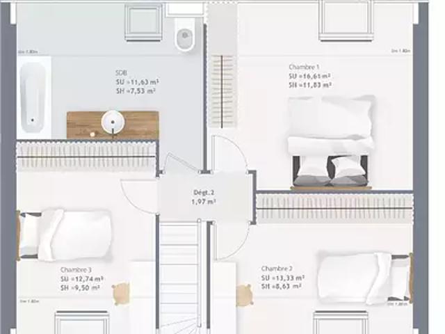 Achat maisons Meaux 5 pièces
