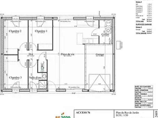 Achat maisons Méreau 3 pièces