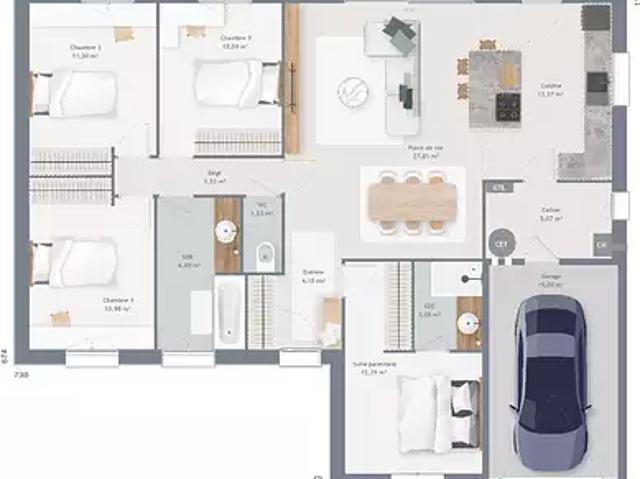 Achat maisons Moisenay 6 pièces