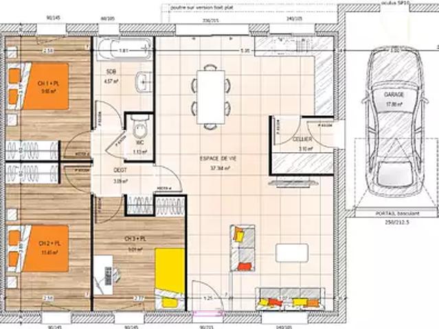 Achat maisons Morannes sur Sarthe Daumeray 5 pièces