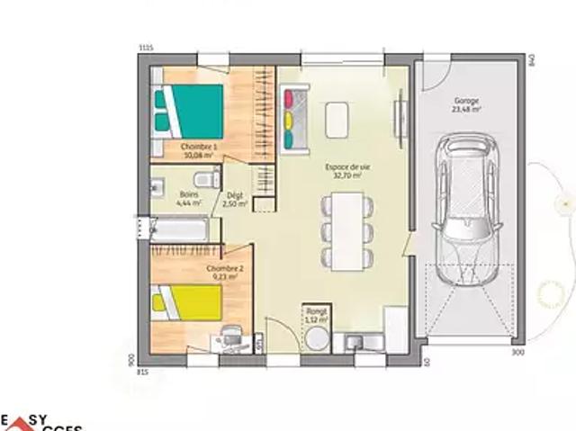 Achat maisons Neuville sur Sarthe 3 pièces