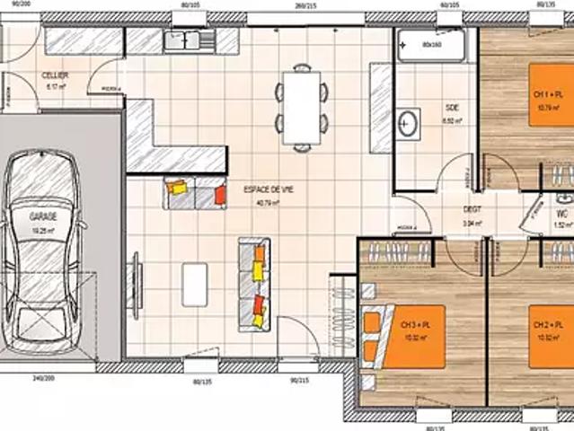 Achat maisons Oudon 5 pièces