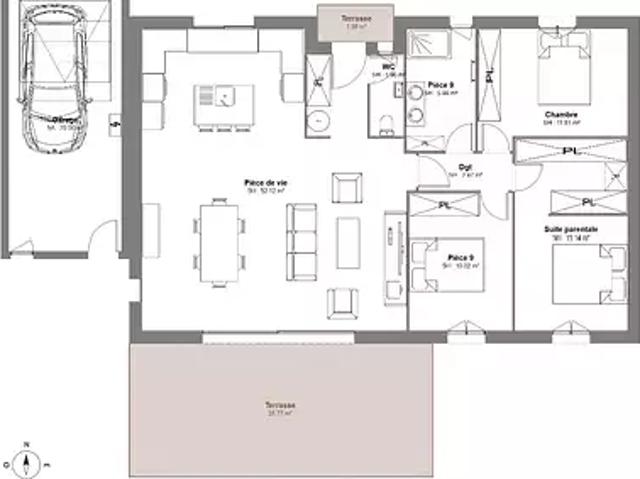 Achat maisons Alleins 5 pièces