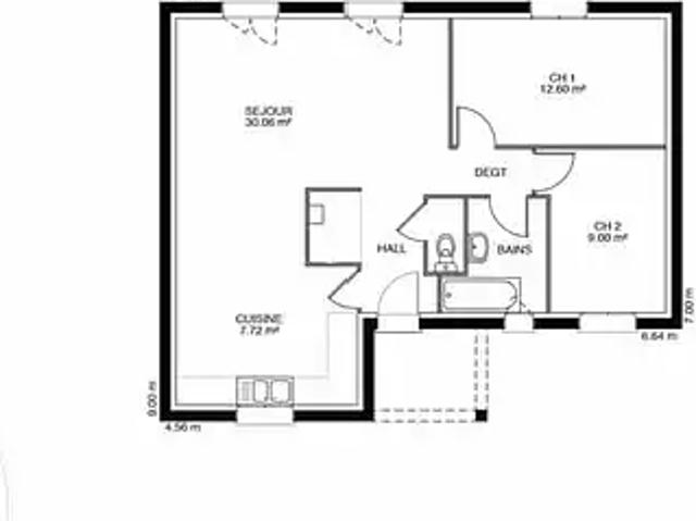 Achat maisons Anais 3 pièces