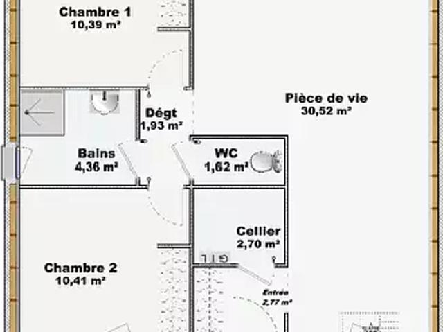 Achat maisons Baralle 3 pièces