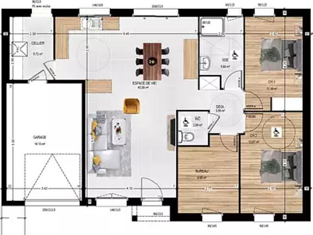 Achat maisons Baugé en Anjou 5 pièces