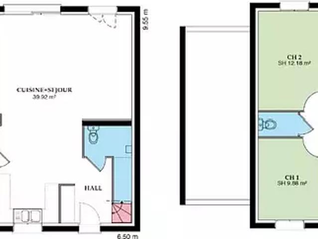 Achat maisons Benon 4 pièces