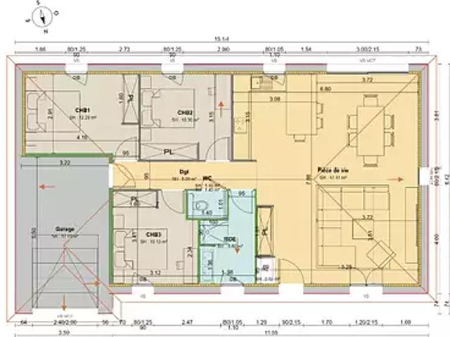 Achat maisons Bresse Vallons 4 pièces