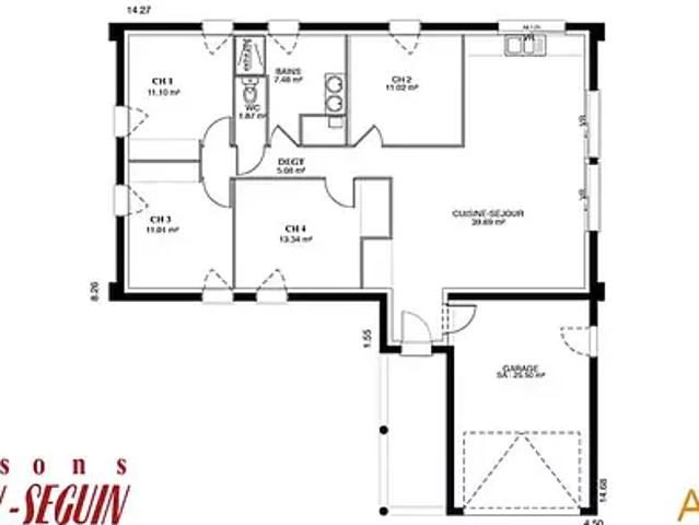 Achat maisons Brive la Gaillarde 4 pièces