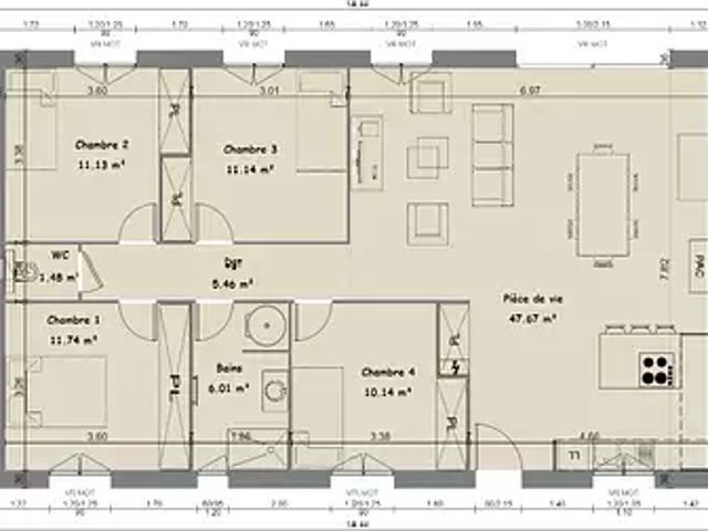 Achat maisons Brue Auriac 5 pièces