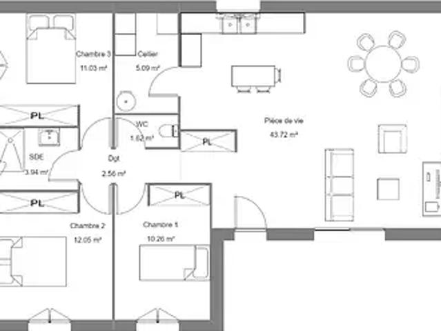 Achat maisons Campuzan 4 pièces