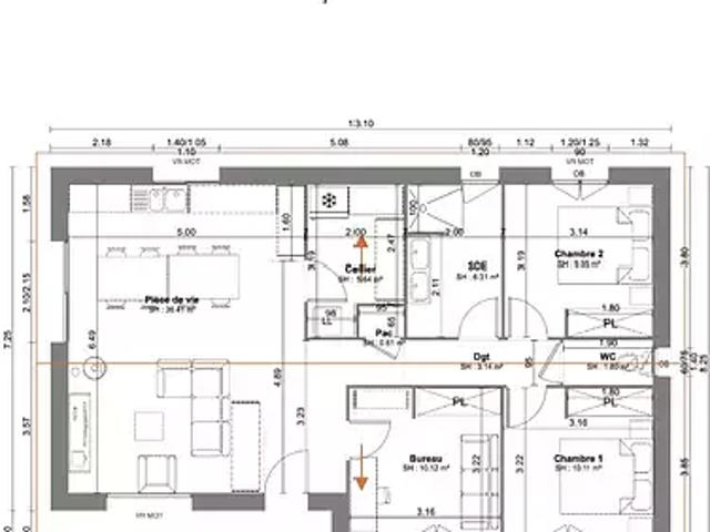 Achat maisons Chalamont 4 pièces