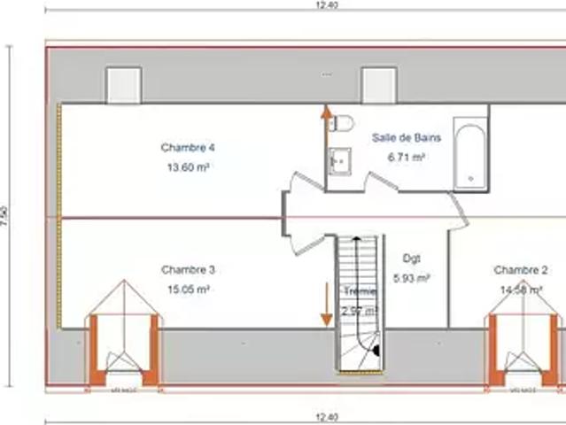Achat maisons Chars 6 pièces