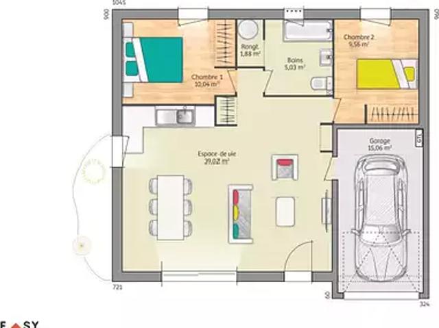 Achat maisons Coulans sur Gée 2 pièces